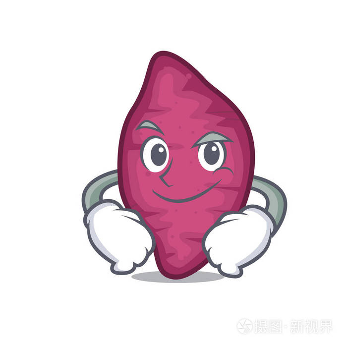 傻笑的红薯卡通人物
