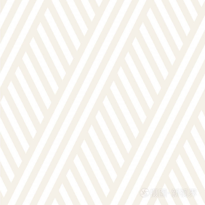隔行扫描的平行条纹.矢量无缝微妙单色图案