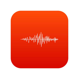 声波图标数字红色