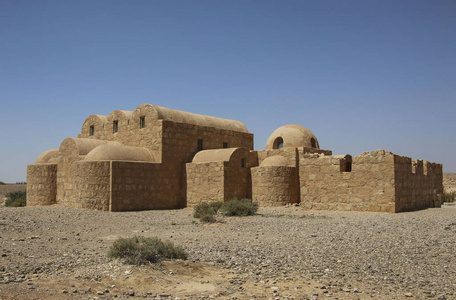 阿姆拉, 位于约旦安曼附近的沙漠城堡。已知与他的法默