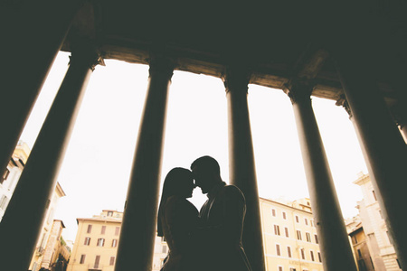 幸福的夫妇，在罗马的万神殿