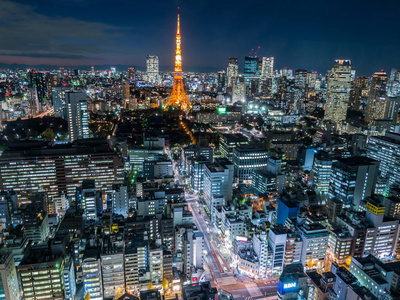 日本观察房间夜景