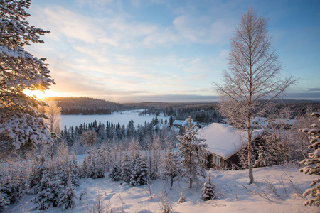 在芬兰的冬天