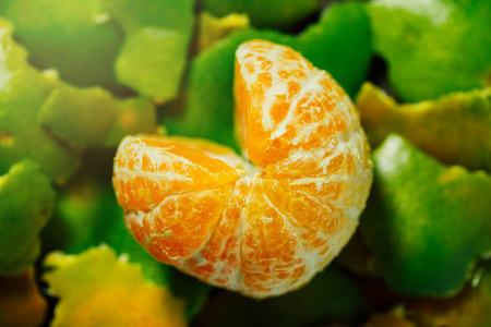 橙色水果背景, 健康食品