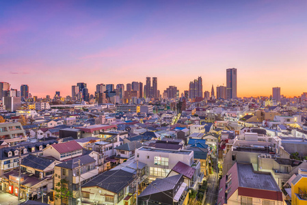 西新宿, 东京, 日本城市景观