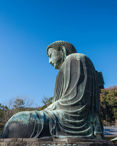 大佛广德院寺在日本神奈川县镰仓大佛