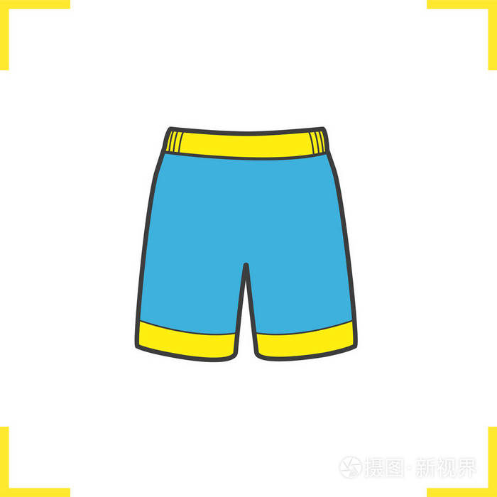 游泳裤颜色图标插画-正版商用图片0o7p94-摄图新视界