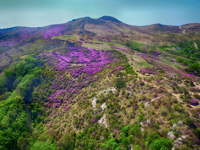 Hwangmae 山, 韩国, 亚洲的景观