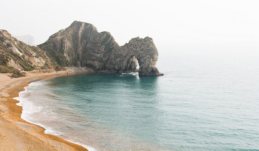 风景秀丽的 Durdle 门，拉尔沃思湾景观