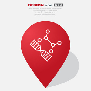 Dna 遗传 web 图标