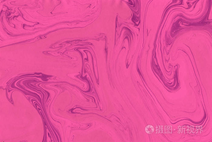 minagashi 大理石纹理手绘与粉红色墨水数字纸