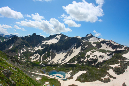 美丽的风景的喜马拉雅山