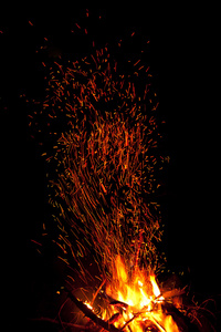firepalce 与山中的火花