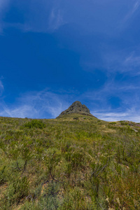 在南非开普敦的山峰