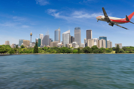 悉尼城市建筑和现代航空运输