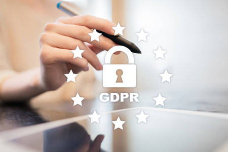 Gdpr. 数据保护条例。网络安全与隐私