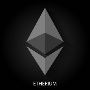 Etherium 标识黑色