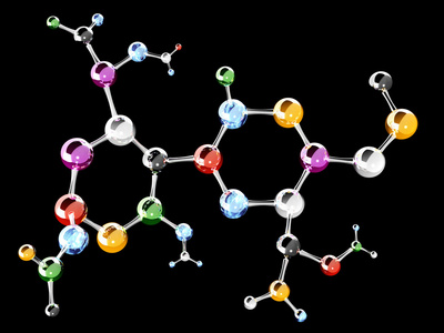 抽象的分子结构
