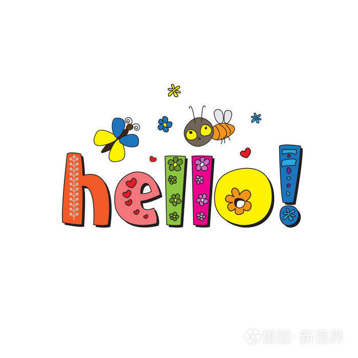 原始的拼写的单词 hello