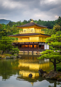 日本京都金阁寺金寺阁