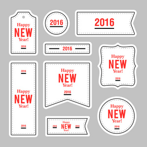收集2016年新年笔记标签标签与c