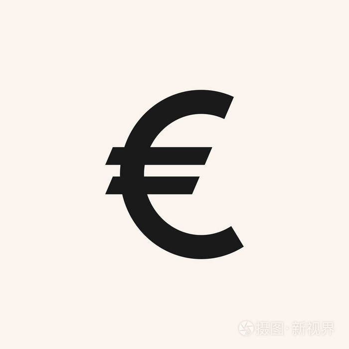 欧元符号图标
