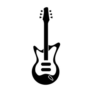 电吉他乐器象形图