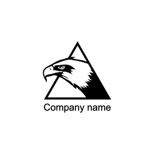 猎鹰徽标和公司名称的地方