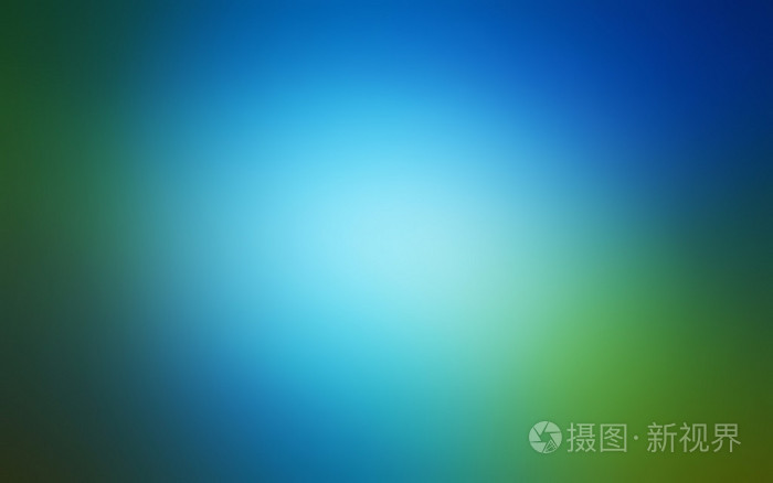 光栅抽象的淡蓝色,绿色模糊背景,平滑渐变纹理
