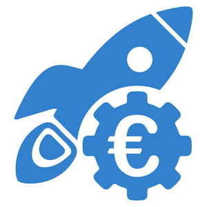欧元火箭科学图标图片