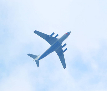 Il76md 飞机在天空中