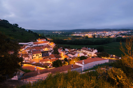 葡萄牙阿尔加维 Aljezur 镇夜景