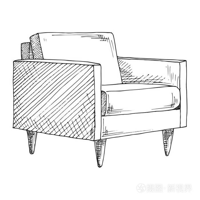 孤立在白色背景上的素描.矢量图插画-正版商用图片0oldv6-摄图新视界