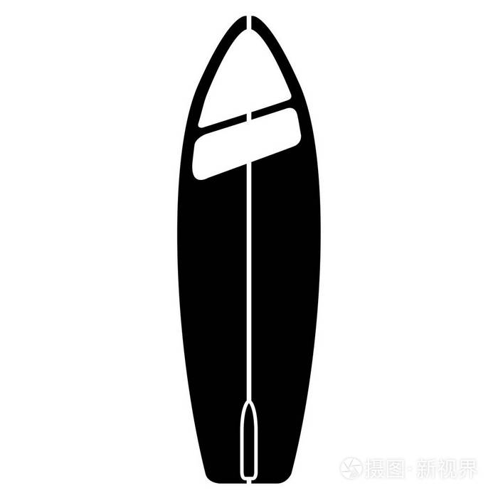 孤立的冲浪板图标