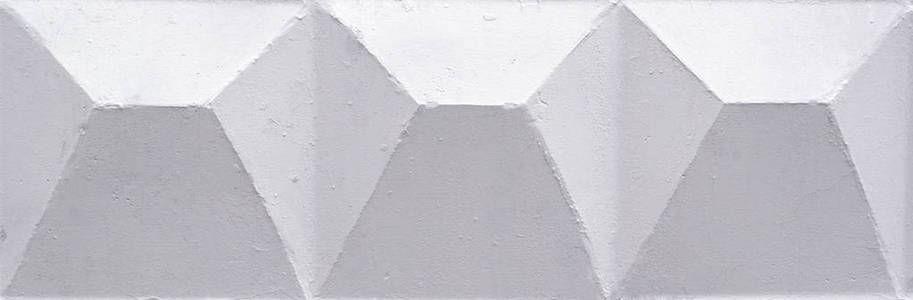 白色画的平方几何背景。纹理图案