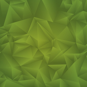 抽象的几何三角背景绿色