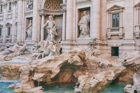 fontana di trevi罗马，意大利