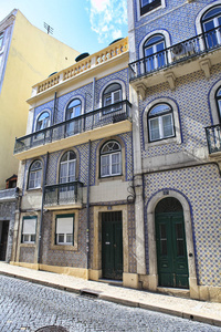 在里斯本老镇，葡萄牙街