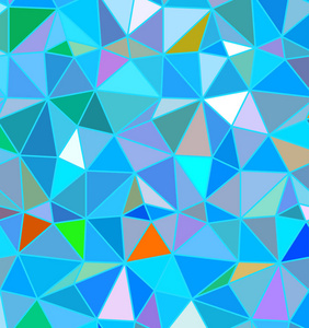 五颜六色的三角形抽象背景