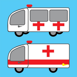 救护车矢量设计图片