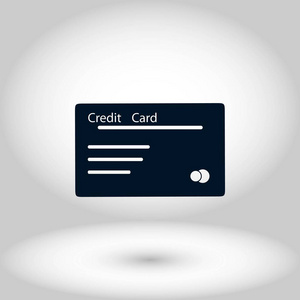 信用卡矢量图标