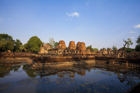 Prasat 低地城堡 与反射, 布里兰省, 泰国