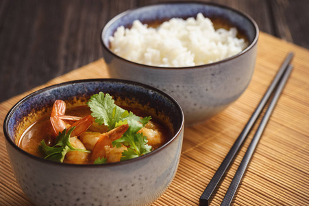 汤汁虾, 茉莉花饭