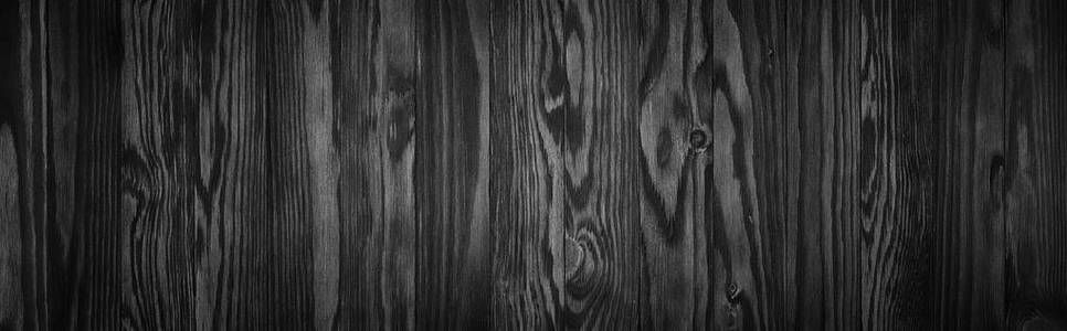 黑暗的木背景，黑色纹理图案天然木板