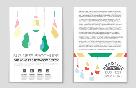 抽象矢量布局背景集。艺术模板设计 列表 页面 样机宣传册主题样式 横幅 想法 封面 小册子 打印 传单，书，空