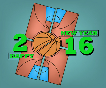 新年快乐篮球