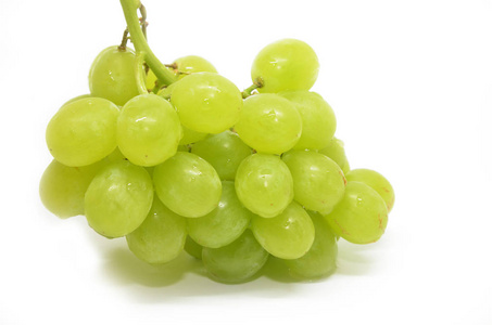 新鲜的绿色葡萄