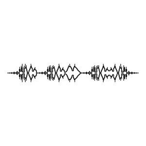 配乐脉冲音乐播放器音频波形均衡元件浮动声波图标黑色