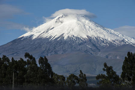 厄瓜多尔安第斯高原科托帕西火山