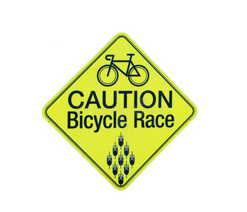 注意自行车比赛